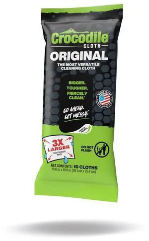 Original Heavy-Duty Hand & Tool Wipes, 10 Count | Multi-Surface, Water-Based, Safe on Skin, 15" x 10" Original Heavy-Duty Hand & Tool Wipes, 10 Count | Multi-Surface, Water-Based, Safe on Skin, 15" x 10"