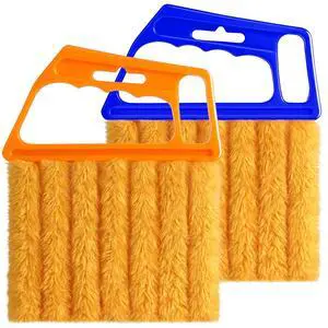 2 Pcs Blind Cleaner Duster Tool,Blind Dusters for Cleaning,Cleaning Brush,7 Finger Dusting Cleaner Tool for Window & Air Conditioner,Window Blinds Cleaner Microfiber Washable 2 Pcs Blind Cleaner Duster Tool,Blind Dusters for Cleaning,Cleaning Brush,7 Finger Dusting Cleaner Tool for Window & Air Conditioner,Window Blinds Cleaner Microfiber Washable