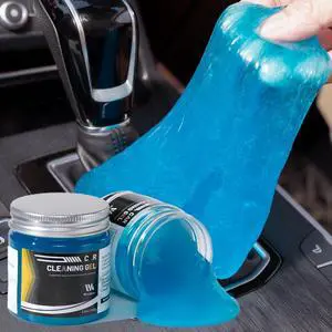 Car Cleaning Gel, 2-Pack Individually Sealed Detailing Putty, 200g Total, Dust and Crumb Remover for Car Vents, Cup Holders, Consoles, Keyboards and Electronics Car Cleaning Gel, 2-Pack Individually Sealed Detailing Putty, 200g Total, Dust and Crumb Remover for Car Vents, Cup Holders, Consoles, Keyboards and Electronics