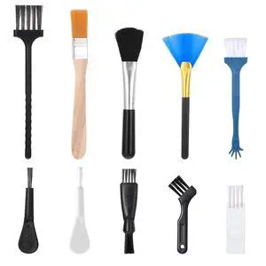 Keyboard Brush, 10 Pcs Mini Anti Static Brush Keyboard Cleaning Brushes Kit Nylon Dust Cleaning Brushes for Electronic Devices Computer Motherboard Fans Camera Small Space Keyboard Brush, 10 Pcs Mini Anti Static Brush Keyboard Cleaning Brushes Kit Nylon Dust Cleaning Brushes for Electronic Devices Computer Motherboard Fans Camera Small Space