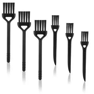 6 Pcs Mini Keyboard Cleaning Brushes Computer Brush Portable Cleaning Kit Antistatic Small Cleaner Multi-Function Brush Dust Clean Brushes for Camera Narrow Spaces (Black) 6 Pcs Mini Keyboard Cleaning Brushes Computer Brush Portable Cleaning Kit Antistatic Small Cleaner Multi-Function Brush Dust Clean Brushes for Camera Narrow Spaces (Black)