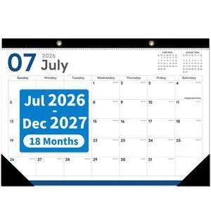 Desk Calendar 2026-2027, Jul 2026-Dec 2027, 17" x 12", 18 Months | Large Desktop Calendar, Big Academic Calendar, Julian Date, Monthly Planner/Wall Calendar, Home School Office Organizing Gift Desk Calendar 2026-2027, Jul 2026-Dec 2027, 17" x 12", 18 Months | Large Desktop Calendar, Big Academic Calendar, Julian Date, Monthly Planner/Wall Calendar, Home School Office Organizing Gift