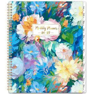 Monthly Planner 2026-2027 - 9" x 11"Monthly Planner,26-27 Calendar Planner | Jul. 2026 - Dec. 2027,with Twin-wire Binding ,Tabs ,Back Pocket Monthly Planner 2026-2027 - 9" x 11"Monthly Planner,26-27 Calendar Planner | Jul. 2026 - Dec. 2027,with Twin-wire Binding ,Tabs ,Back Pocket
