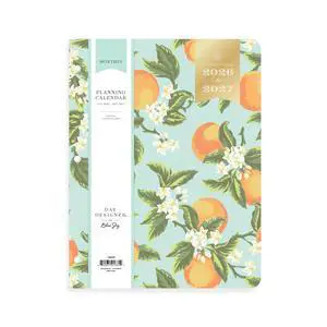 2026 24-Month Monthly Planner, 8.5"x11", Orange Blossom Mint | January 2026 - December 2027, Flexible Cover, Stapled Binding, 3-Hole Punched To Fit into 3-Ring Binder, Day Designer 2026 24-Month Monthly Planner, 8.5"x11", Orange Blossom Mint | January 2026 - December 2027, Flexible Cover, Stapled Binding, 3-Hole Punched To Fit into 3-Ring Binder, Day Designer