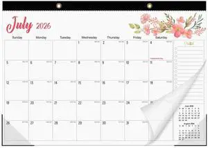 Desk Calendar 2026-2027, Jul 2026-Dec 2027, 18-Month, 17" x 12" Large | Desktop & Wall Monthly Calendar for Home School Office Desk Calendar 2026-2027, Jul 2026-Dec 2027, 18-Month, 17" x 12" Large | Desktop & Wall Monthly Calendar for Home School Office