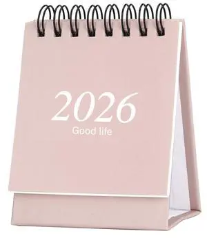 Mini Desk Calendar 2026-2027, January 2026 until July 2027, Small Desk Calendar Standing Flip Monthly Calendar Twin-Wire Binding with Stickers for Home Office School (Pink) Mini Desk Calendar 2026-2027, January 2026 until July 2027, Small Desk Calendar Standing Flip Monthly Calendar Twin-Wire Binding with Stickers for Home Office School (Pink)