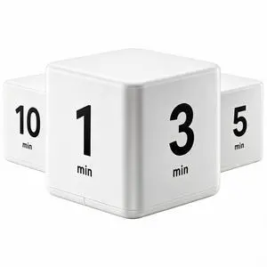 Cube Timer, 1 3 5 10 Minute Visual Timer for Games, Classroom, Kids | Productivity Flip Timer, Countdown Timer Cube, Time Management for Homework, ADHD Study, Work, Cooking, Kitchen, Daily Timing Cube Timer, 1 3 5 10 Minute Visual Timer for Games, Classroom, Kids | Productivity Flip Timer, Countdown Timer Cube, Time Management for Homework, ADHD Study, Work, Cooking, Kitchen, Daily Timing