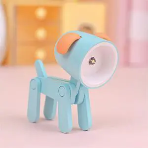Cute Night Light for Kids, Adorable Mini Led Table Desk Lamp, Decorative Lamp Nightstand, Animal Pet Nightlights, Christmas Decorate Birthday Gifts for Children, Students (1 x Blue Dog) Cute Night Light for Kids, Adorable Mini Led Table Desk Lamp, Decorative Lamp Nightstand, Animal Pet Nightlights, Christmas Decorate Birthday Gifts for Children, Students (1 x Blue Dog)