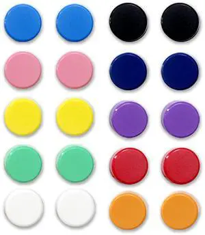 Fridge Magnets, 20Pcs Round Refrigerator Magnets for Whiteboard | Cute Colorful Magnet for Fridge, Locker, White Board, Kitchen, Office, Classroom, School and Home, Great for Notes and Photos Fridge Magnets, 20Pcs Round Refrigerator Magnets for Whiteboard | Cute Colorful Magnet for Fridge, Locker, White Board, Kitchen, Office, Classroom, School and Home, Great for Notes and Photos