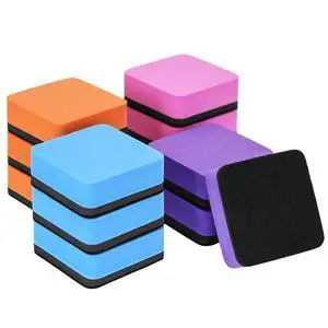 Magnetic Whiteboard Eraser,12 Pcs Mini Dry Erase Erasers,Whiteboard Eraser | for Blackboards,Whiteboards,Calendars,Home, and Office Magnetic Whiteboard Eraser,12 Pcs Mini Dry Erase Erasers,Whiteboard Eraser | for Blackboards,Whiteboards,Calendars,Home, and Office