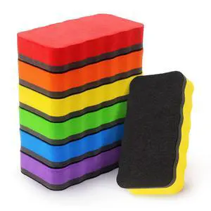 6 Pack Magnetic Dry Eraser Erasers 4.2'' x 2.2'', Wavy | Dry Erasers for White Board, Whiteboard Erasers for Kids Classroom 6 Pack Magnetic Dry Eraser Erasers 4.2'' x 2.2'', Wavy | Dry Erasers for White Board, Whiteboard Erasers for Kids Classroom