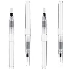 4 Pcs Envelope Sealer Moistener, Nylon Brush Stamp Licker, Clear | Pencil Style, Reusable, Without Leakage, Office Mailing Letter Stamp Glue Wetter Tool 4 Pcs Envelope Sealer Moistener, Nylon Brush Stamp Licker, Clear | Pencil Style, Reusable, Without Leakage, Office Mailing Letter Stamp Glue Wetter Tool