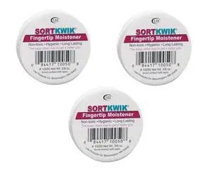 10050 Sortkwik Fingertip Moisteners, 3/8 oz, Pink, Sold as 3 Pack 10050 Sortkwik Fingertip Moisteners, 3/8 oz, Pink, Sold as 3 Pack