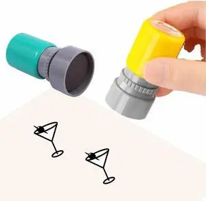 2 Pack Martini Stamp Martini Glass Stamper Cocktail Drink Self Inking Stamps 2 Pack Martini Stamp Martini Glass Stamper Cocktail Drink Self Inking Stamps
