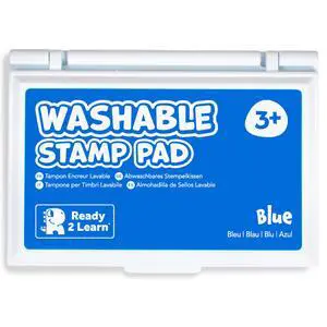 Washable Stamp Pad for Kids, Blue | Non-Toxic Ink Pad for Stamps, Fade Resistant, Decorate Scrapbooks, Posters and Cards Washable Stamp Pad for Kids, Blue | Non-Toxic Ink Pad for Stamps, Fade Resistant, Decorate Scrapbooks, Posters and Cards