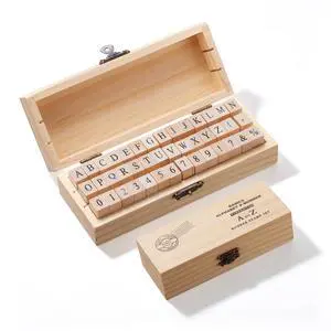 42PCS Vintage Wooden Rubber Letter Stamps Set, Alphabet & Number & Symbol Stamps with Storage Case for DIY Crafts, Scrapbooking, Card Making, Art Projects and More 42PCS Vintage Wooden Rubber Letter Stamps Set, Alphabet & Number & Symbol Stamps with Storage Case for DIY Crafts, Scrapbooking, Card Making, Art Projects and More