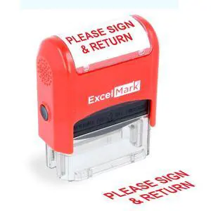 Self-Inking Rubber Teacher Grading Stamp - Please Sign & Return Self-Inking Rubber Teacher Grading Stamp - Please Sign & Return