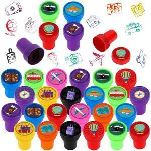 24 Pieces Adventure Travel Print Stamp, Mini Colorful Self Inking Stamps Party Favors Assorted Stamp Set for Classroom Party Educational Learning Activities Supplies 24 Pieces Adventure Travel Print Stamp, Mini Colorful Self Inking Stamps Party Favors Assorted Stamp Set for Classroom Party Educational Learning Activities Supplies