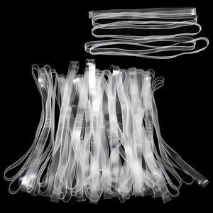 100 PCS Clear Rubber Bands for Crafts, 100x5mm Large Rubber Bands for Craft, TPU Heavy Duty Elastics for Home Office Crafts Wrapping and Fixing 100 PCS Clear Rubber Bands for Crafts, 100x5mm Large Rubber Bands for Craft, TPU Heavy Duty Elastics for Home Office Crafts Wrapping and Fixing