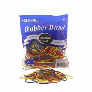 Assorted Size & Color Rubber Bands, 2 oz Bag | Stretch to bundle papers, Cards, Cash, Supplies Assorted Size & Color Rubber Bands, 2 oz Bag | Stretch to bundle papers, Cards, Cash, Supplies