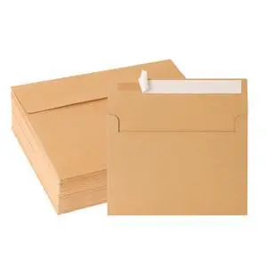 Paper Envelopes, 50 Pack, 5 x 7 Inch, Brown, A7, Card, Personalize Gift, Wedding, Birthday, Invitations, Postcard Paper Envelopes, 50 Pack, 5 x 7 Inch, Brown, A7, Card, Personalize Gift, Wedding, Birthday, Invitations, Postcard