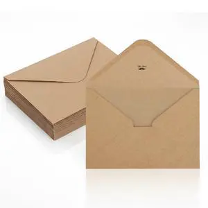 Kraft Envelopes, 39 Pack, 5 x 7 Inch, A7 Envelopes, Brown Envelopes, Card Envelopes, Kraft Paper Envelopes, Invitation Envelopes, Postcard Envelopes Kraft Envelopes, 39 Pack, 5 x 7 Inch, A7 Envelopes, Brown Envelopes, Card Envelopes, Kraft Paper Envelopes, Invitation Envelopes, Postcard Envelopes