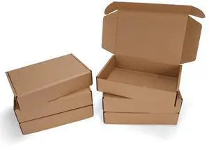 9x6x2 inch Small Shipping Boxes, Set of 6 Mailing Boxes, Brown | Single Corrugated, DIY Cardboard, Easy Fold, Shape Well, Self locking, DVD, Phone, Book Shipping, Small Business 9x6x2 inch Small Shipping Boxes, Set of 6 Mailing Boxes, Brown | Single Corrugated, DIY Cardboard, Easy Fold, Shape Well, Self locking, DVD, Phone, Book Shipping, Small Business