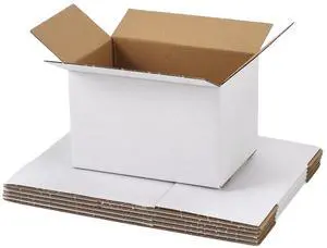 Small Shipping Boxes 6x4x4 Set of 6 | White Corrugated Cardboard, Box for Packaging Small Business Mailing Moving Gifts Wrap, Easy Assemble Small Shipping Boxes 6x4x4 Set of 6 | White Corrugated Cardboard, Box for Packaging Small Business Mailing Moving Gifts Wrap, Easy Assemble