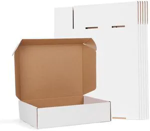 6 Pack 12x9x3 Shipping Boxes, White Corrugated Cardboard Boxes for Packaging Small Business, Moving, Shipping, Mailing, and Storing 6 Pack 12x9x3 Shipping Boxes, White Corrugated Cardboard Boxes for Packaging Small Business, Moving, Shipping, Mailing, and Storing