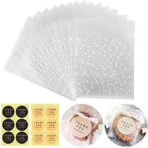 Self Adhesive Cookie Cellophane Treat Bags with Seal 4x4 Inches, 4 Mils Self Sealing Resealable Plastic Packaging Bags with Thank You Labels for Gift Giving Party Favor Bakery Candy Chocolate 100 Pcs Self Adhesive Cookie Cellophane Treat Bags with Seal 4x4 Inches, 4 Mils Self Sealing Resealable Plastic Packaging Bags with Thank You Labels for Gift Giving Party Favor Bakery Candy Chocolate 100 Pcs