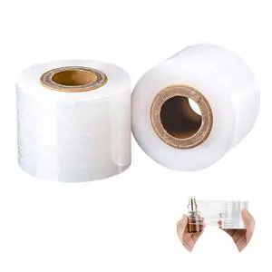 2 Pcs Mini Stretch Wrap Film Unheated Shrink Wrap 1.96"x656ft for Bottles Jars Seals Heavy Duty Stretch Film 2 Pcs Mini Stretch Wrap Film Unheated Shrink Wrap 1.96"x656ft for Bottles Jars Seals Heavy Duty Stretch Film