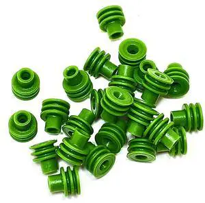OEM Delphi 15324982 Weatherpack Connector Wire Seals 18-20 Gauge Green - 50 Pack OEM Delphi 15324982 Weatherpack Connector Wire Seals 18-20 Gauge Green - 50 Pack