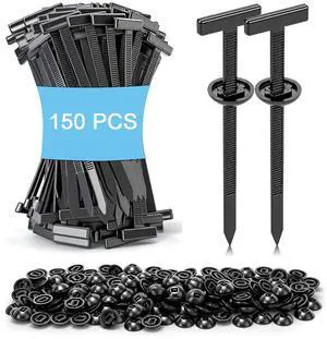 150Pcs Universal Cable Tie Buckle, Upgraded T Style Nylon Automotive Zipper Clips, Heavy Duty Grip Auto Lock Ties for Car Daily Repair, Garden, Office 150Pcs Universal Cable Tie Buckle, Upgraded T Style Nylon Automotive Zipper Clips, Heavy Duty Grip Auto Lock Ties for Car Daily Repair, Garden, Office