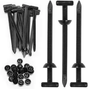 ISDVBUY 20 Pack Nylon Universal Cable Tie Buckle | Heavy Duty, Self-Locking, Pin & Button Design, For Car Daily Repair Bumper Clips ISDVBUY 20 Pack Nylon Universal Cable Tie Buckle | Heavy Duty, Self-Locking, Pin & Button Design, For Car Daily Repair Bumper Clips