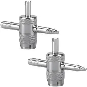 HIAHXC 4-Way Valve Core Tools,4-in-1 Tire Valve Tool Stem Core Remover,Multifunctional Valve Stem Removal Tool Tire Repair Tool for Bicycle, Bike, Car, Automobile (2PCS) HIAHXC 4-Way Valve Core Tools,4-in-1 Tire Valve Tool Stem Core Remover,Multifunctional Valve Stem Removal Tool Tire Repair Tool for Bicycle, Bike, Car, Automobile (2PCS)