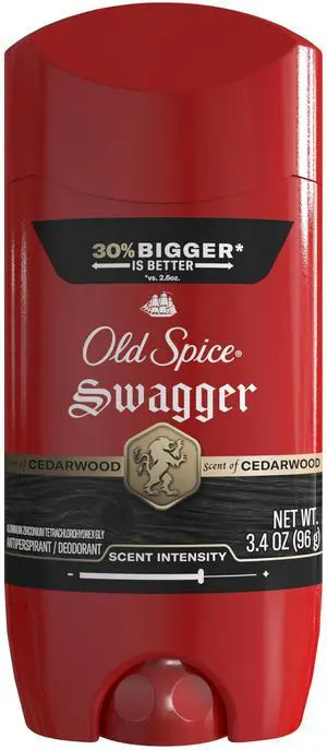 Antiperspirant Deodorant for Men, 24/7 Sweat & Odor Protection, 24/7 Lasting Freshness, Invisible Solid, Swagger with Cedarwood Scent, 3.4 oz Antiperspirant Deodorant for Men, 24/7 Sweat & Odor Protection, 24/7 Lasting Freshness, Invisible Solid, Swagger with Cedarwood Scent, 3.4 oz