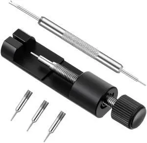 Watch Link Removal Kit, Watch Pin Removal Tool Watches Resizing Kit Pin Remover for Sizing Bands with Extra Replacement for Adjust and Remover Bracelet Strap Watch Link Removal Kit, Watch Pin Removal Tool Watches Resizing Kit Pin Remover for Sizing Bands with Extra Replacement for Adjust and Remover Bracelet Strap