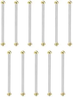 Tube Friction Pin, 0.94" Stainless Steel Strap Pressure Bars Pins Watch Band Clasp Connection Rod Tools with Rivet Ends for Watch Repair Workers, Gold (24x1.10mm) Tube Friction Pin, 0.94" Stainless Steel Strap Pressure Bars Pins Watch Band Clasp Connection Rod Tools with Rivet Ends for Watch Repair Workers, Gold (24x1.10mm)