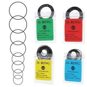 KFHENSMR 80Pcs Watch Gasket O Ring 0.5 0.6 0.7 0.8 mm Rubber Sealing Washer | Replacement O Rings, Waterproof Rubber, for Repair Accessories Parts, Watch Sealing Ring, Fit Watch Back Cover KFHENSMR 80Pcs Watch Gasket O Ring 0.5 0.6 0.7 0.8 mm Rubber Sealing Washer | Replacement O Rings, Waterproof Rubber, for Repair Accessories Parts, Watch Sealing Ring, Fit Watch Back Cover
