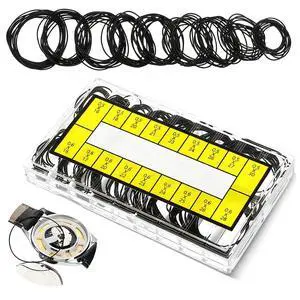 210 Pcs O Ring Watch Gasket, 18 Size Rubber Seal Gaskets | 0.5 /0.6mm Thickness O Ring Watches Backs Cover Watches Sealing Rings for Watch Repair Replacement 210 Pcs O Ring Watch Gasket, 18 Size Rubber Seal Gaskets | 0.5 /0.6mm Thickness O Ring Watches Backs Cover Watches Sealing Rings for Watch Repair Replacement