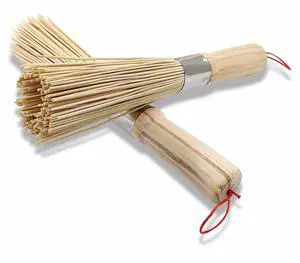 2 Pack Natural Bamboo Wok Brush, 10-Inch Round Head Pot Brush | Bamboo Strips Eco-Friendly, Removes Grease without Scratching, Rinse and Air Dry, for Woks Frying Pans Pots Skillets 2 Pack Natural Bamboo Wok Brush, 10-Inch Round Head Pot Brush | Bamboo Strips Eco-Friendly, Removes Grease without Scratching, Rinse and Air Dry, for Woks Frying Pans Pots Skillets