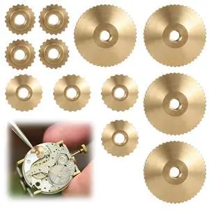 Brass Clock Hand Nut Assortment Grandfather Wall Mantel Clock Hands | 12pcs, 5/6/10mm OD, Parts Replacement Kit, for Smooth Timekeeping, Clocks Repair Parts Brass Clock Hand Nut Assortment Grandfather Wall Mantel Clock Hands | 12pcs, 5/6/10mm OD, Parts Replacement Kit, for Smooth Timekeeping, Clocks Repair Parts