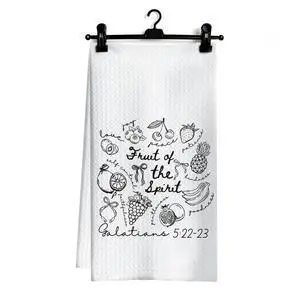 Christian Kitchen Dish Towels, Christian Gifts for Women, Fruit of The Spirit Galatians 5:22-23 Bible Verse Decorative Hand Tea Towels for Kitchen Bathroom, 16x24 Inch Christian Kitchen Dish Towels, Christian Gifts for Women, Fruit of The Spirit Galatians 5:22-23 Bible Verse Decorative Hand Tea Towels for Kitchen Bathroom, 16x24 Inch