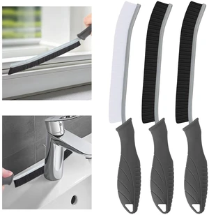 3Pcs Hard Bristle Crevice Cleaning Brush-Thin Grout Scrub Brush | House Cleaning Supplies, Dead Corners Brush, Gap Cleaning Tools for Toilet, Tile, Bathroom, Sink, Window, Kitchen (3,Grey) 3Pcs Hard Bristle Crevice Cleaning Brush-Thin Grout Scrub Brush | House Cleaning Supplies, Dead Corners Brush, Gap Cleaning Tools for Toilet, Tile, Bathroom, Sink, Window, Kitchen (3,Grey)