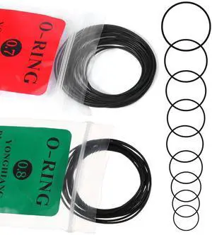 O Ring Watch Gasket, 27 Pcs 0.7/0.8 mm Waterproof Rubber Seal Washers Watch Sealing Ring Watch Repair Tools for Watches Back Cover O Ring Watch Gasket, 27 Pcs 0.7/0.8 mm Waterproof Rubber Seal Washers Watch Sealing Ring Watch Repair Tools for Watches Back Cover