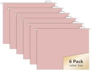 6pcs MagDurnus Pink Hanging File Folders, Letter Size with 1/5 Adjustable Cut Tabs, Drawer,Desk and Cabinet Use 6pcs MagDurnus Pink Hanging File Folders, Letter Size with 1/5 Adjustable Cut Tabs, Drawer,Desk and Cabinet Use