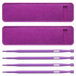 4 Pcs that Purple Thang Sewing Tools, Thing Sewing Quilting Supplies | Sewing Stiletto Tool Quilting Supplies with 2 Felt Storage Pouch Multifunctional Sewings Accessory for SewingCraft Project 4 Pcs that Purple Thang Sewing Tools, Thing Sewing Quilting Supplies | Sewing Stiletto Tool Quilting Supplies with 2 Felt Storage Pouch Multifunctional Sewings Accessory for SewingCraft Project