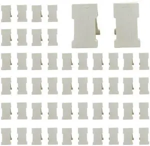 50Pcs White 4.52 3in Hair Clip Display Cards for Hair Accessories Display and Organizing 50Pcs White 4.52 3in Hair Clip Display Cards for Hair Accessories Display and Organizing