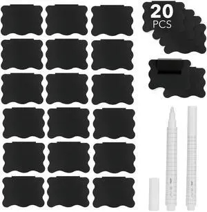 Basket Labels Clip On Set, 22 pcs, Butterfly Shape | 20 Removable Bin Labels Basket Tags for Storage Bins With 2 White Chalk Markers for Basket Pantry Organization Box Basket Labels Clip On Set, 22 pcs, Butterfly Shape | 20 Removable Bin Labels Basket Tags for Storage Bins With 2 White Chalk Markers for Basket Pantry Organization Box
