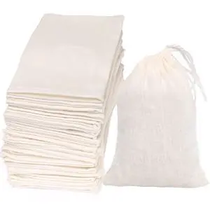 Limko Cotton Bags Muslin Bags Sachet Bag for Home Supplies (4x6 Inch 10 Pack) Limko Cotton Bags Muslin Bags Sachet Bag for Home Supplies (4x6 Inch 10 Pack)